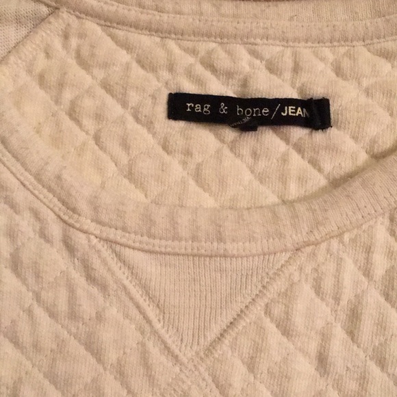 Rag & Bone quilted pullover sz M, or S - Picture 2 of 3